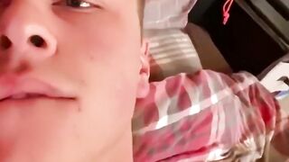Anal Play With Sex Toy - Young Guy Explores His Ass For The First Time
