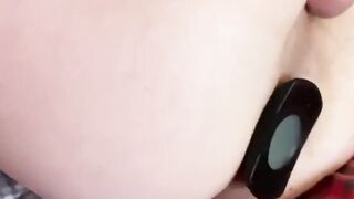 Anal Play With Sex Toy - Young Guy Explores His Ass For The First Time