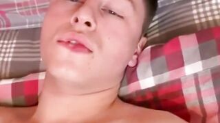 Anal Play With Sex Toy - Young Guy Explores His Ass For The First Time