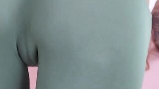 Fitness Babe Strips Down And Masturbates In Front Of Mirror