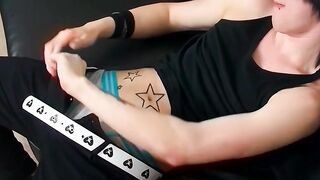 Emotional Twinks - Teen Emotionally Unloads On His Bed