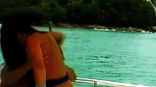 Latino Lover's Paradise: Hot Latin Babe Gets Anal Thrashing On A Yacht