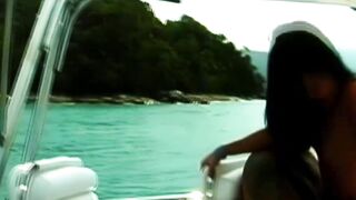 Latino Lover's Paradise: Hot Latin Babe Gets Anal Thrashing On A Yacht