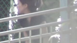Japanese Biker Scene - Peeing Girlfriend Fetish Encounters