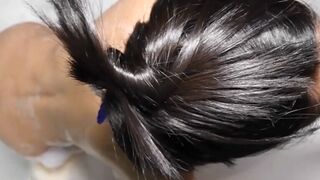 Thick-Assed Trans Girl Sucks And Fingers Her Ass In Home Blow Job
