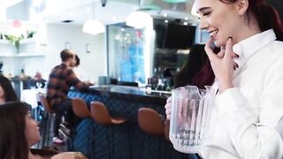 Scarlet-Rose & Dakota-Quinn - Threesome Dining Experience" or "Three's A Charm! Threeway with Scarlett Rose And Dakota Quinnee