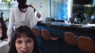 Scarlet-Rose & Dakota-Quinn - Threesome Dining Experience" or "Three's A Charm! Threeway with Scarlett Rose And Dakota Quinnee
