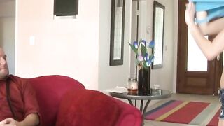 Petite Blondie Gets Ass-Fucked By Her Older Hot Stepbrother