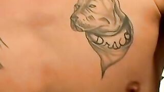 Tatted-Up Hotties Jerking Off For You - POV