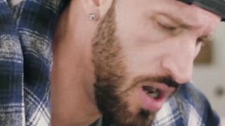 Beefcake Colleagues Share Intense Blowjobs And Anal Sex