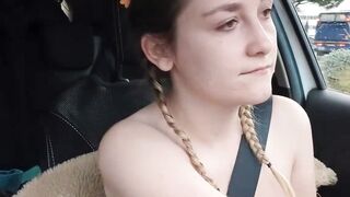 French Teen Sucks Huge Dick in POV