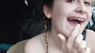 French Teen Sucks Huge Dick in POV