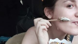 French Teen Sucks Huge Dick in POV