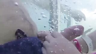Teens Gone Wild! Poolside Blowjob with Older Man by Young Student