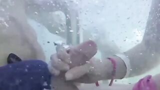 Teens Gone Wild! Poolside Blowjob with Older Man by Young Student