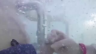 Teens Gone Wild! Poolside Blowjob with Older Man by Young Student