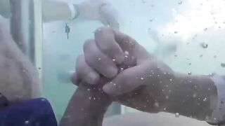 Teens Gone Wild! Poolside Blowjob with Older Man by Young Student