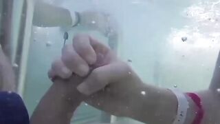 Teens Gone Wild! Poolside Blowjob with Older Man by Young Student
