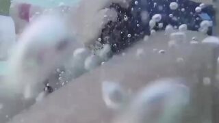 Teens Gone Wild! Poolside Blowjob with Older Man by Young Student