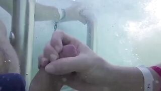 Teens Gone Wild! Poolside Blowjob with Older Man by Young Student