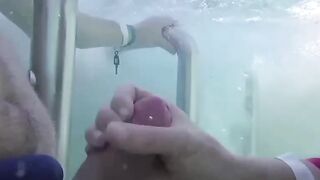 Teens Gone Wild! Poolside Blowjob with Older Man by Young Student