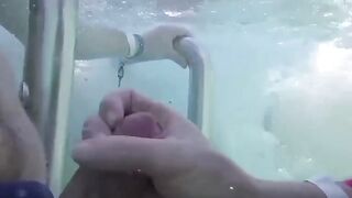 Teens Gone Wild! Poolside Blowjob with Older Man by Young Student