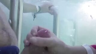 Teens Gone Wild! Poolside Blowjob with Older Man by Young Student