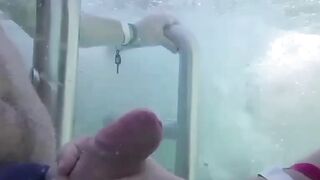 Teens Gone Wild! Poolside Blowjob with Older Man by Young Student