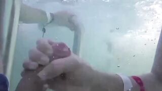 Teens Gone Wild! Poolside Blowjob with Older Man by Young Student
