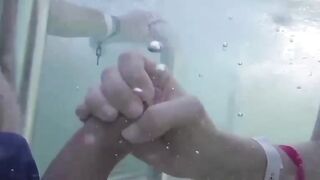 Teens Gone Wild! Poolside Blowjob with Older Man by Young Student