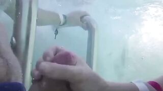 Teens Gone Wild! Poolside Blowjob with Older Man by Young Student