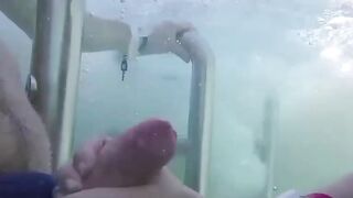 Teens Gone Wild! Poolside Blowjob with Older Man by Young Student