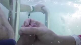 Teens Gone Wild! Poolside Blowjob with Older Man by Young Student