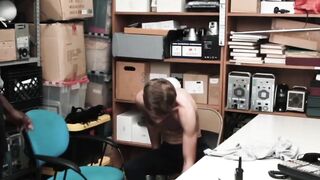 White Pervert Gets Raw Anal Rough Sex With Black Cop