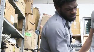 White Pervert Gets Raw Anal Rough Sex With Black Cop