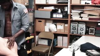 White Pervert Gets Raw Anal Rough Sex With Black Cop