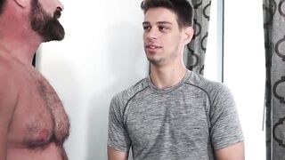 Raw Threesome - Twink Boys Fucked Hard By Daddy's Big Dick