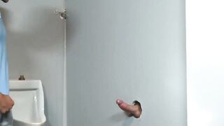 HOT HUNKS - Gloryhole Surprise Fucking Session