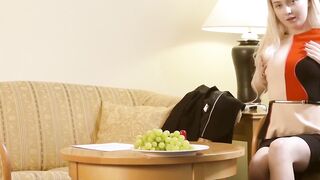 Hot MILF Bernice Svenson Stripping & Playing With Herself In Hotel Room