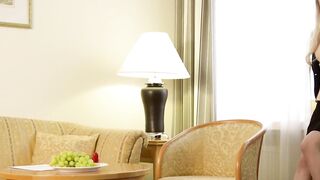 Hot MILF Bernice Svenson Stripping & Playing With Herself In Hotel Room
