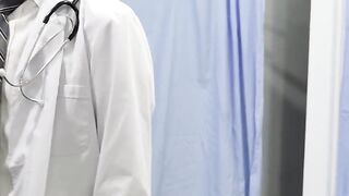 Intern Doctor's Exam Room Fucks Patient Hard - Old Man Gets Bare Backed By Young Guy