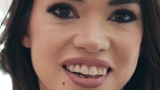 Brunette Babe Angelina Moon Rides A Monster-Sized Dick In Hardcore POV