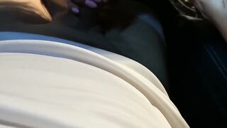 Point-Of View" - Horny Girl Blows Huge Dick In Car With A Twist (Pov)