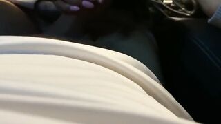 Point-Of View" - Horny Girl Blows Huge Dick In Car With A Twist (Pov)