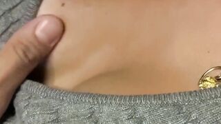 Point-Of View" - Horny Girl Blows Huge Dick In Car With A Twist (Pov)