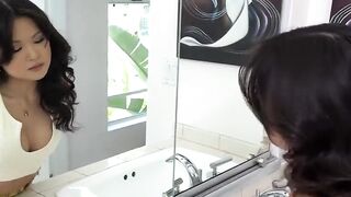 Petite-Asian's Mini Skirt Magic - Shrinks Doctor In Awe