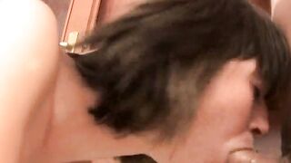 Teenage Russian Brünnette Riding And Blowing In A Hot POV Style