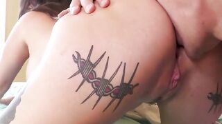 Busty Alternative Gal Gets A Crash Course In Fucking