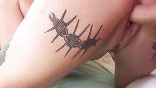 Busty Alternative Gal Gets A Crash Course In Fucking