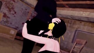 Фута Йор и Фута Фиона трахают друг друга. Spy × Family 1 серия